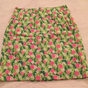 Lilly Pulitzer floral cotton mini skirt 2